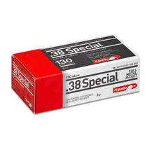 Aguila 38 Special Ammunition 1E382521 130 Grain Full Metal Jacket 50 rounds