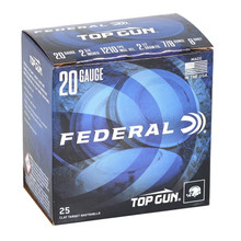 Federal 20 Gauge Ammunition Top Gun TG208 2-3/4" #8 7/8 oz 1210fps CASE 250 rounds