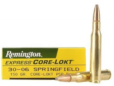 30-06 Ammo - Remington Core-Lokt PSP Pointed SP Remington Core-Lokt PSP Pointed SP Ammo