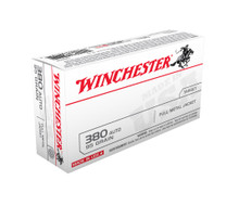 Winchester 380 Auto Q4206 95 gr FMJ CASE 500 rounds