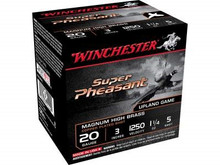 Winchester 20 Gauge Ammunition Super Pheasant X203PH5 3" 1-1/4oz 5 shot 1250fps 25 rounds