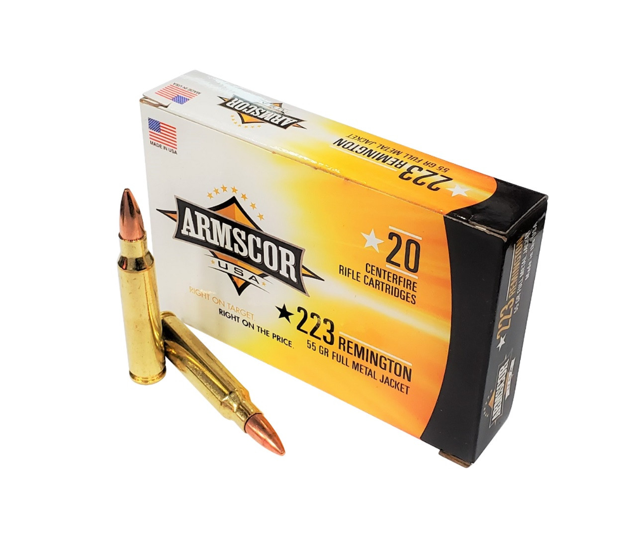 Armscor Brass Cases FMJ Ammo