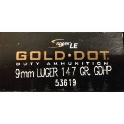 CCI Speer Gold Dot JHP Ammo