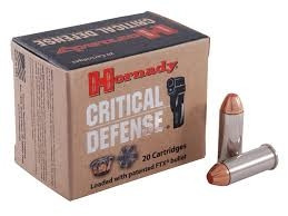 Hornady Critical Defense FTX Flex Tip Expanding Ammo