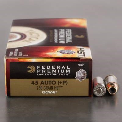 Federal HST Tactical JHP +P Ammo