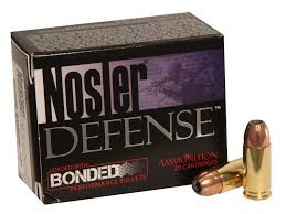 Nosler Defense Bonded HP JHP +P Ammo