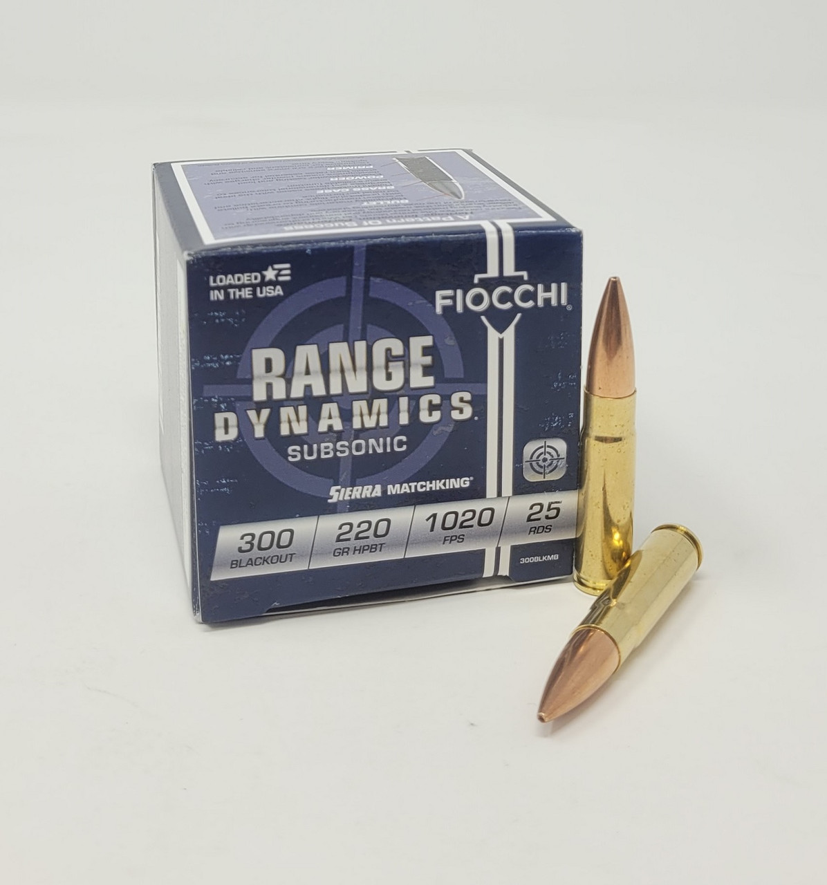 FIOCCHI EXACTA SUBSONIC SIERRA MATCHKING Boat Tail HP Ammo