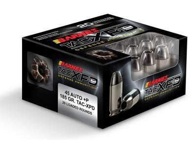 Barnes Tac-XPD JHP +P Ammo
