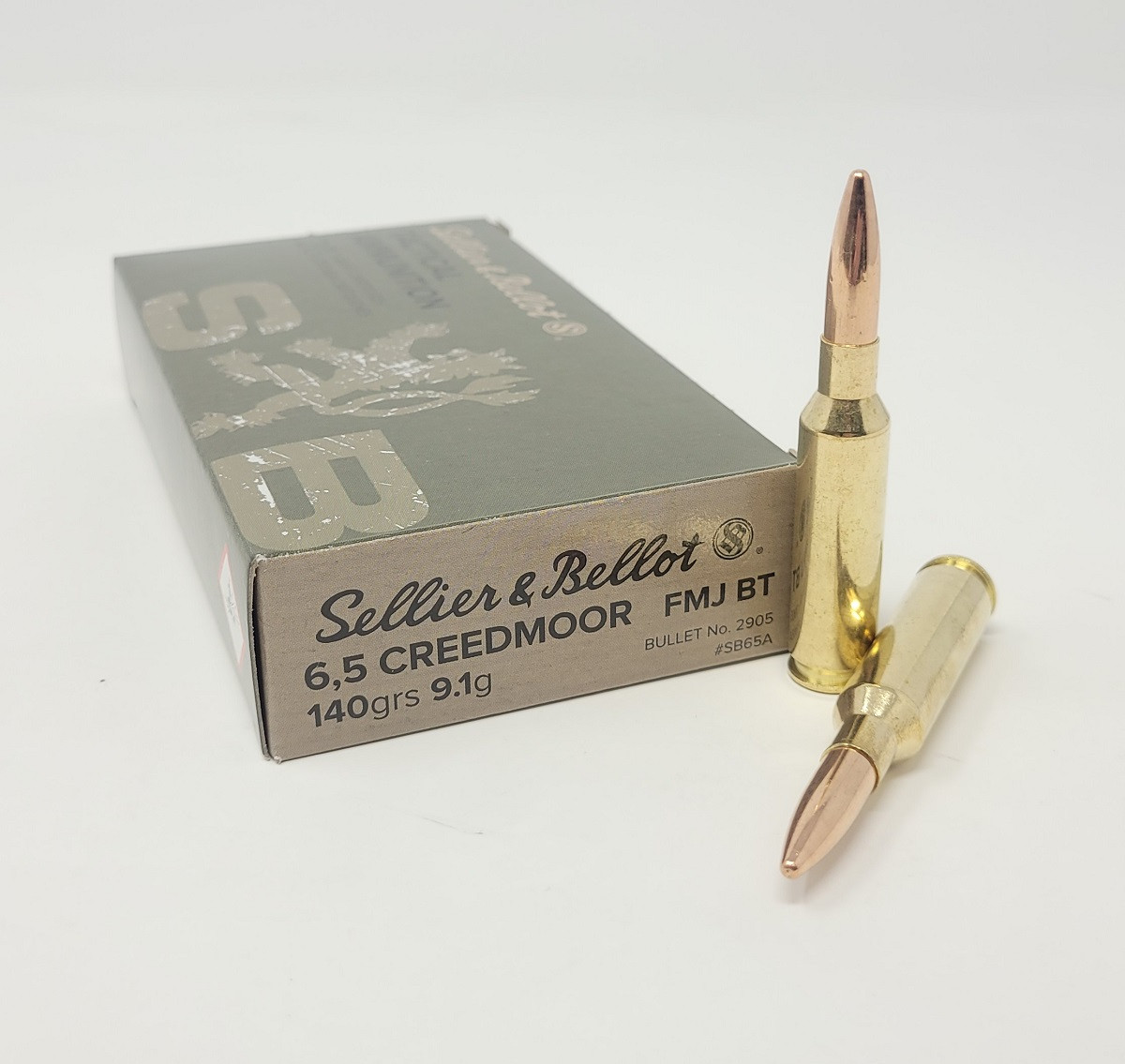 6.5mm Creedmoor Ammo - Sellier & Bellot Ammo FMJ Sellier & Bellot FMJ Ammo