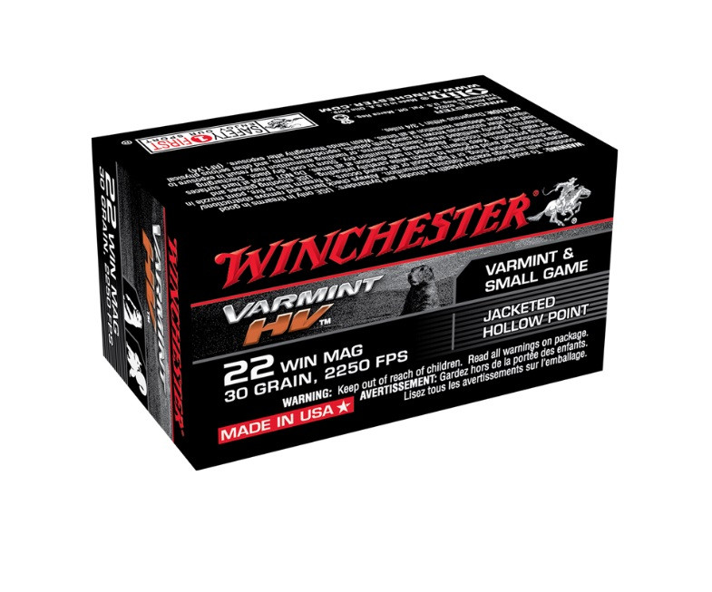 Winchester Varmint HV JHP Ammo