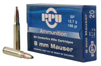 8mm Mauser Ammo - Prvi PPU Ammo SP Prvi PPU SP Ammo