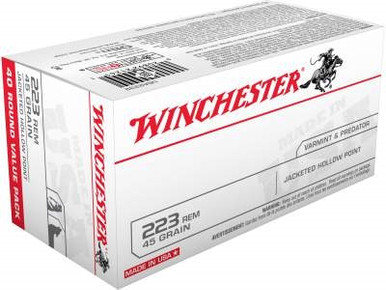 Winchester 223 USA2232 45 gr JHP 40 rounds