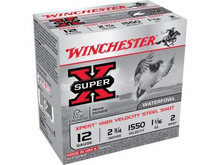 Winchester 12 Gauge Xpert High Velocity Ammunition WEX122 2-3/4" 1-1/16 oz #2 Non-Toxic Steel Shot 1550fps 25 rounds