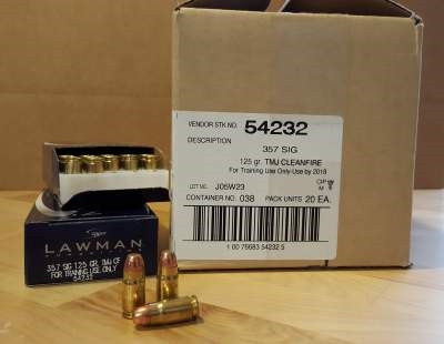 357 SIG Ammo - Speer Cleanfire TMJ Speer Cleanfire TMJ Ammo