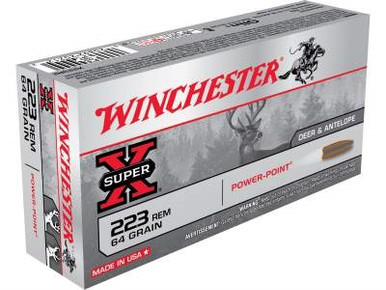 Winchester 223 Super-X X223R2 64 gr PSP 20 rounds