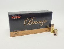 PMC 45 Auto Ammunition PMC45B 185 Grain Jacketed Hollow Point 50 rounds