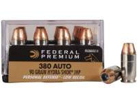 380 Auto Ammo - Federal Hydra-Shok Low Recoil JHP Federal Hydra-Shok Low Recoil JHP Ammo