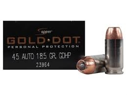 CCI Speer Gold Dot HP JHP Ammo