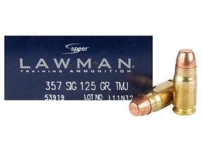 357 SIG Ammo - CCI Ammo Speer Lawman TMJ CCI Speer Lawman TMJ Ammo