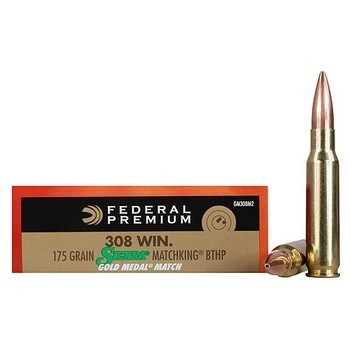 Federal Gold Medal Sierra Matchking Match Brass JHP HPBT Ammo