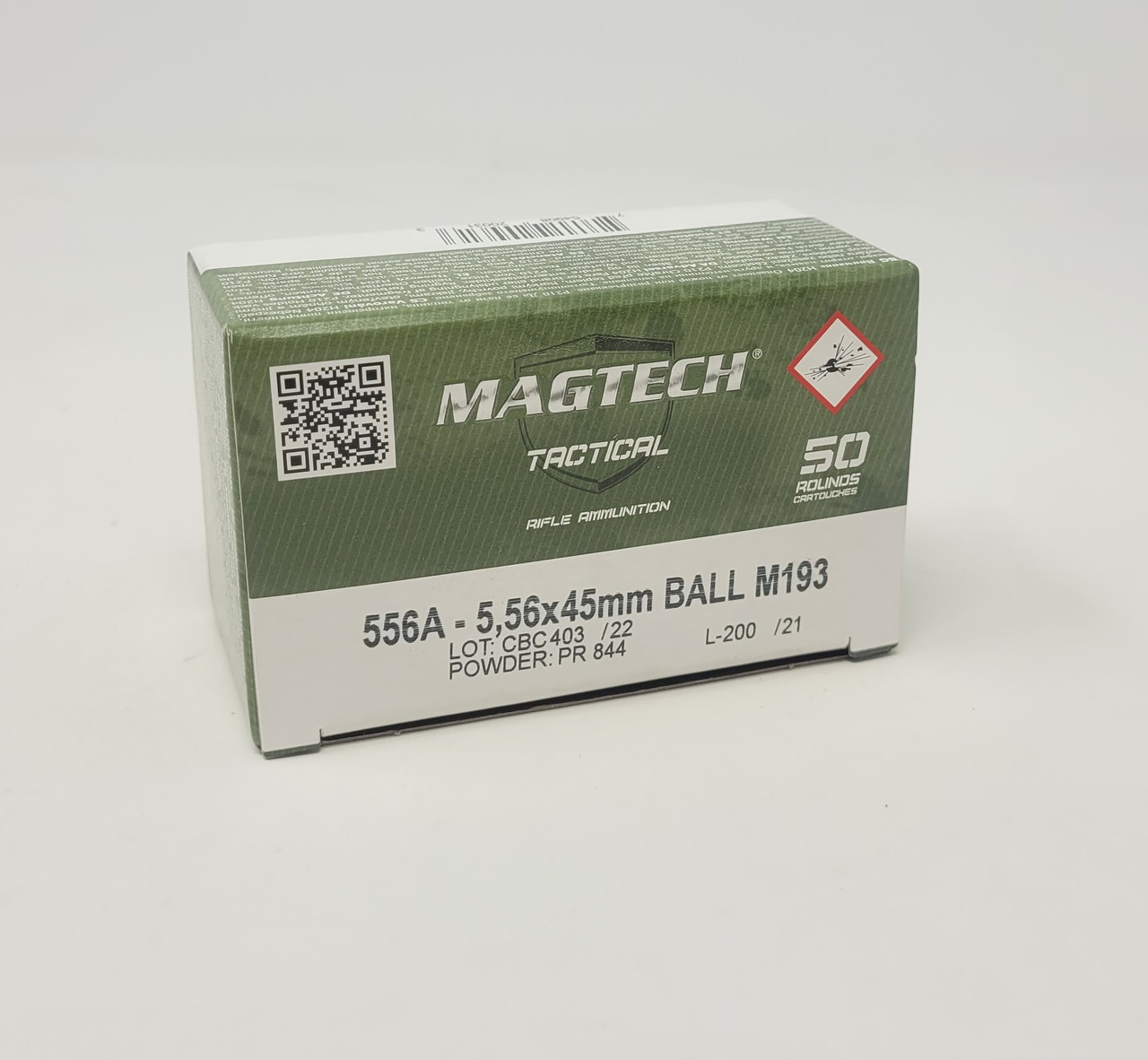 Magtech Ball M193 FMJ Ammo