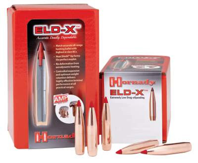 Hornady 6.5mm (264 Dia) Reloading Bullets 26175 120 Grains ELD Match 100 Pieces
