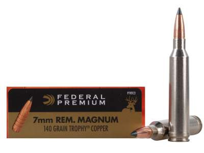 Federal Vital-Shok Trophy Copper Tipped Boat Tail Lead-Free Ammo