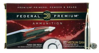 Federal Vital-Shok Nosler AccuBond Polymer Tip Ammo