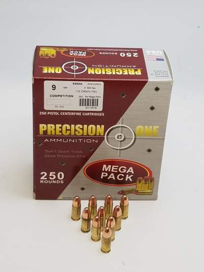 Precision One Remanufactured FMJ Ammo