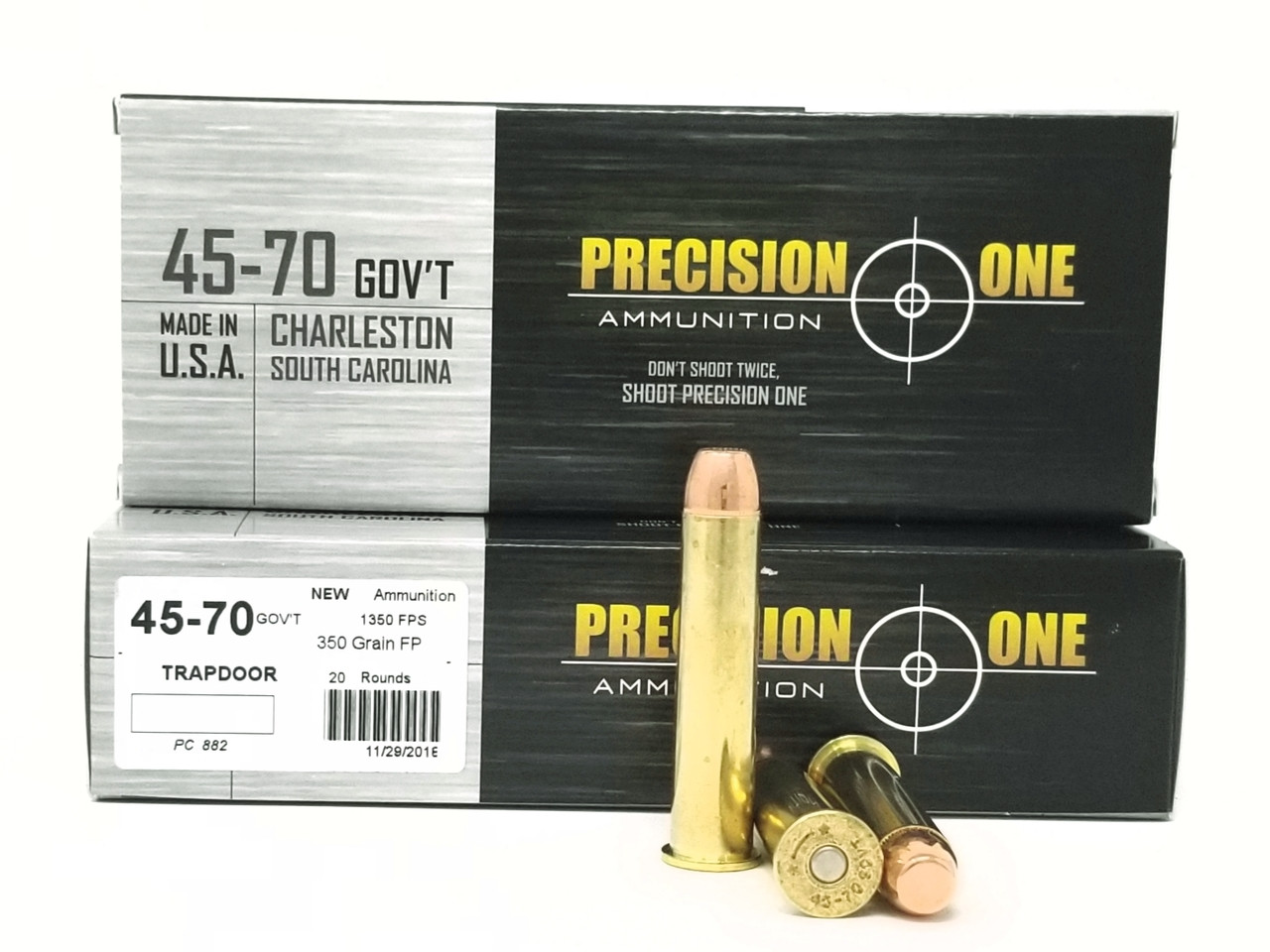Precision One Trapdoor Version Flat Point Ammo