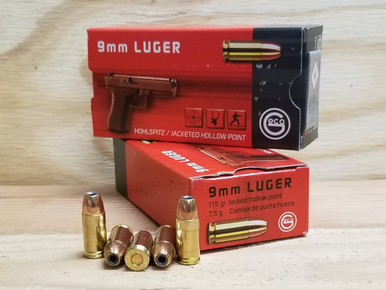 Mr.shadow / Hollow Point ◆G-rap◆ GECO 9mm Ammunition 270740050 115 Grain Jacketed Hollow