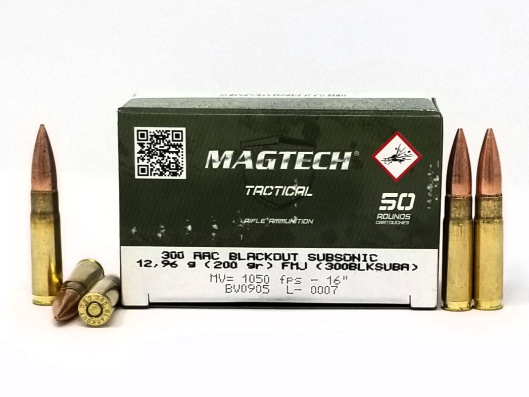 Magtech Tactical Subsonic FMJ Ammo