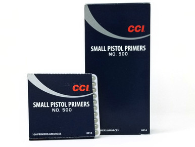 CCI Primers No. 500 Small Pistol 0014 Brick of 1000 Count