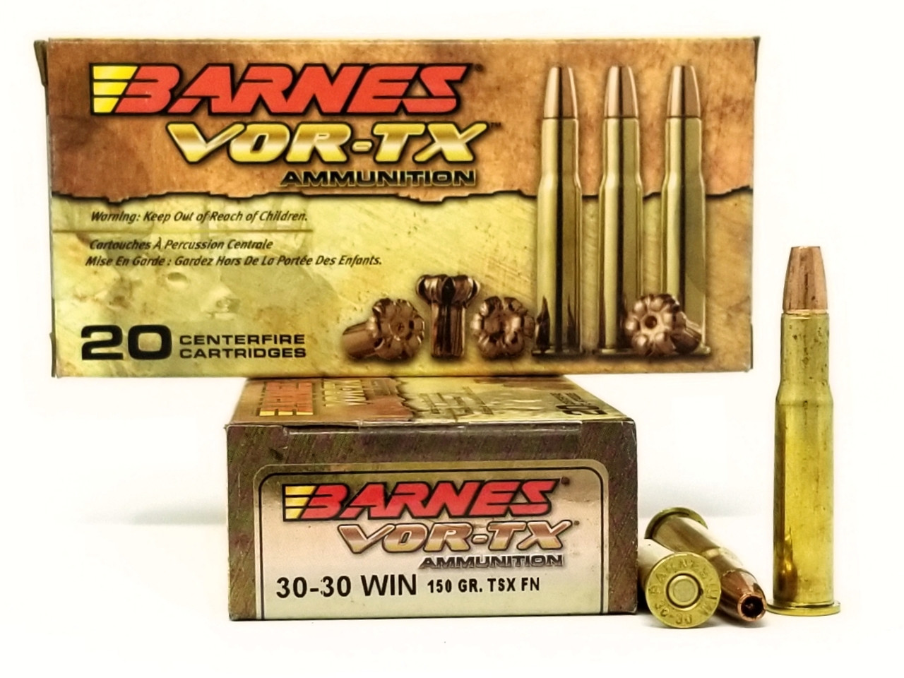 Barnes Vor-Tx Flat Nose TSX Ammo
