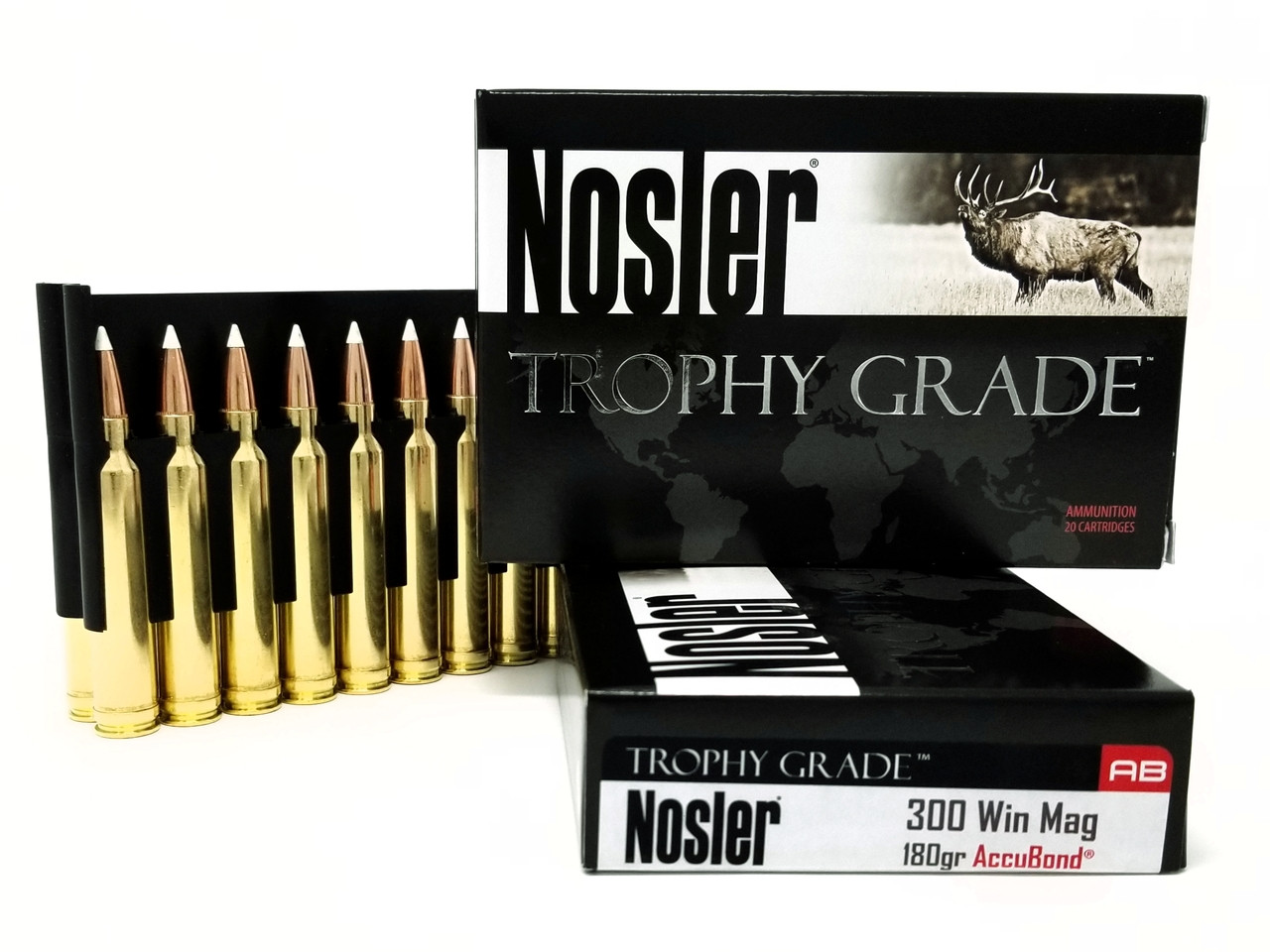 300 Win Mag Ammo - Nosler Ammo Trophy Grade AccuBond Nosler Trophy Grade AccuBond Ammo