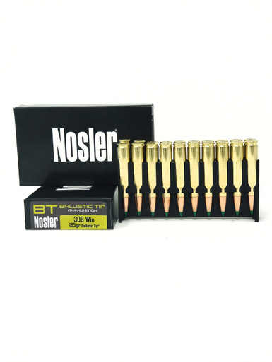 Nosler 308 Win Ammunition Trophy 40063 165 Grain Ballistic Tip 20 Rounds