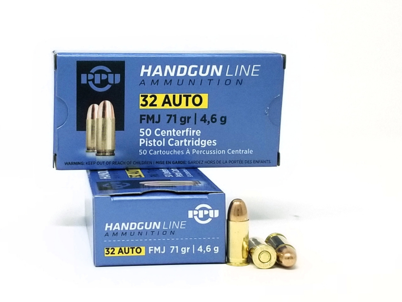 32 ACP Ammo - Prvi PPU Ammo FMJ Prvi PPU FMJ Ammo