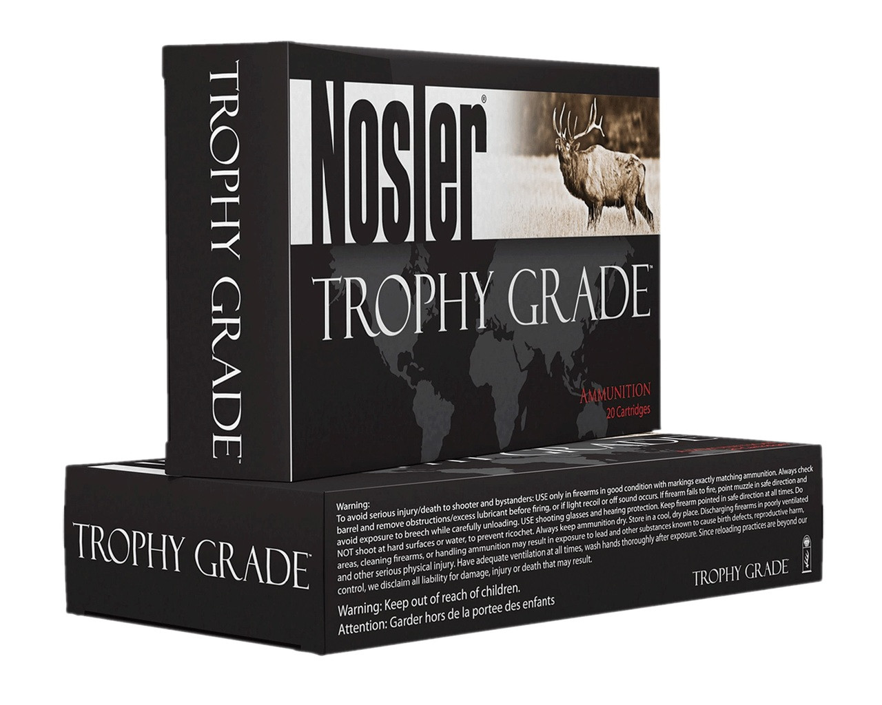 243 Win Ammo - Nosler Ammo Custom Trophy Grade AccuBond Nosler Custom Trophy Grade AccuBond Ammo