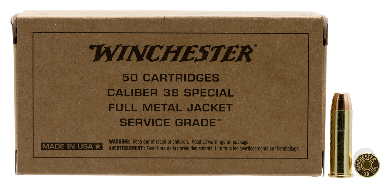 Winchester Service Grade FMJ Ammo