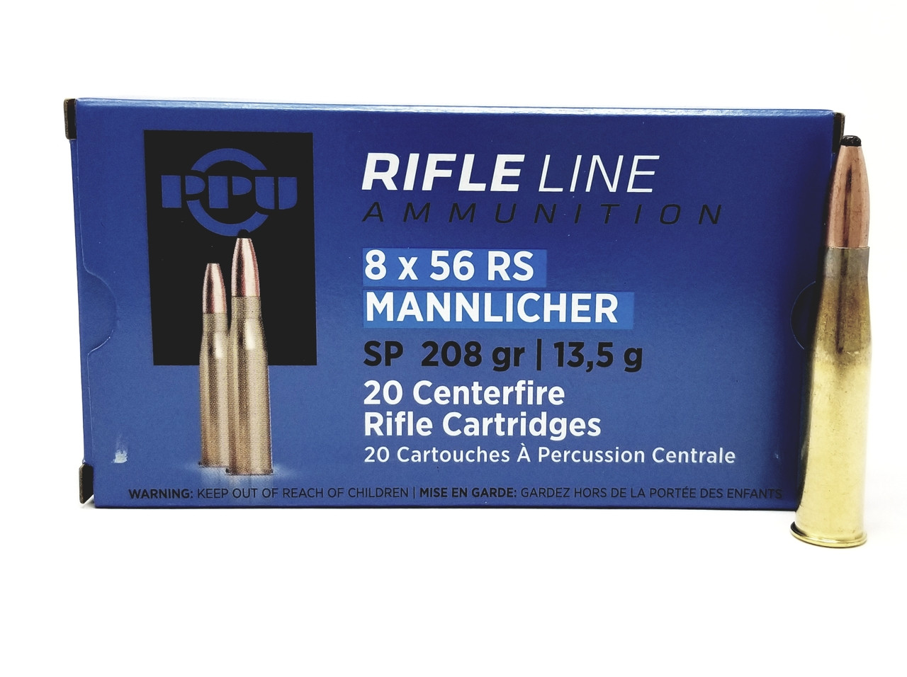 Prvi PPU Rimmed Hungarian RS Manlicher SP Ammo