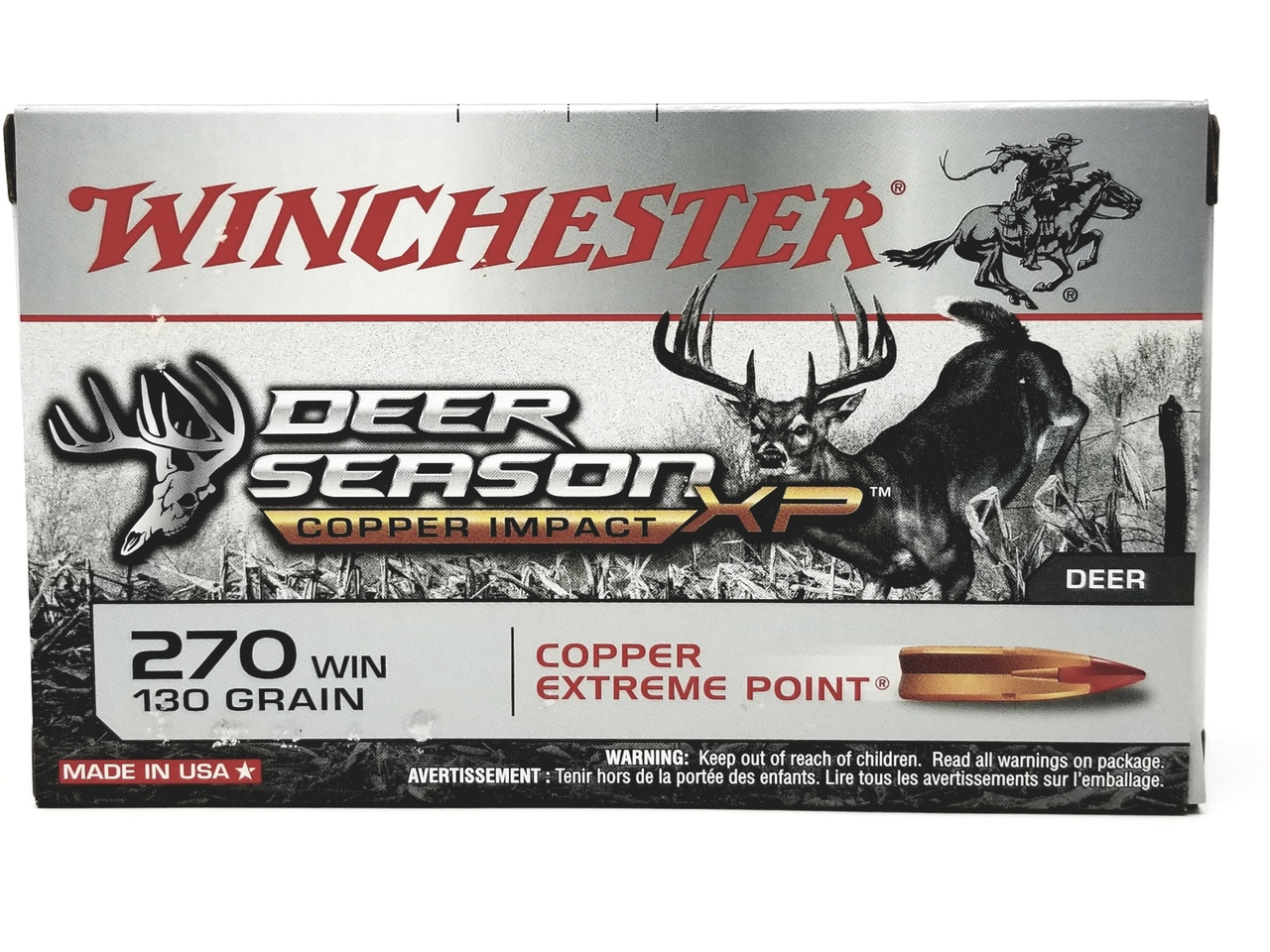 Winchester Deer Season XP Copper Impact Extreme Point Ammo