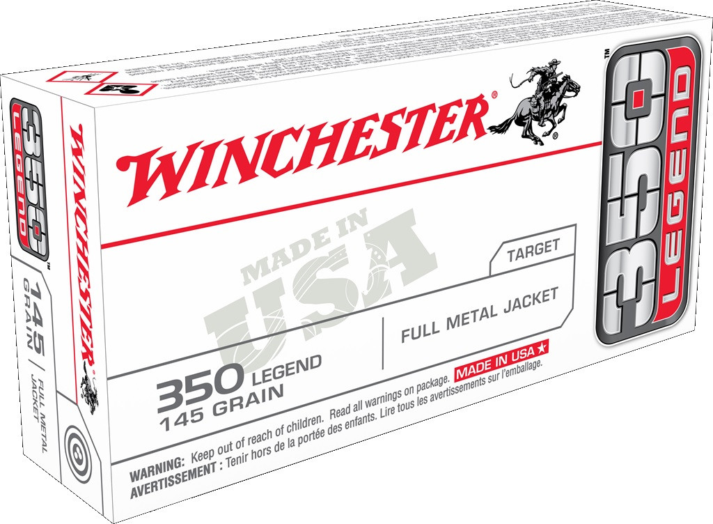 350 Legend Ammo - Winchester Ammo FMJ Winchester FMJ Ammo