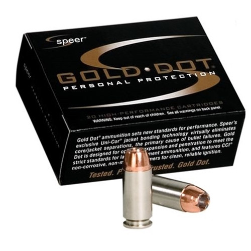 40 S&W Ammo - CCI Ammo Speer Gold Dot Short Barrel HP CCI Speer Gold Dot Short Barrel HP Ammo