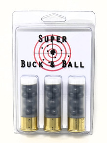 Paraklese Technologies 12 Gauge Ammunition 2-3/4” Super Buck & Ball 3 Rounds