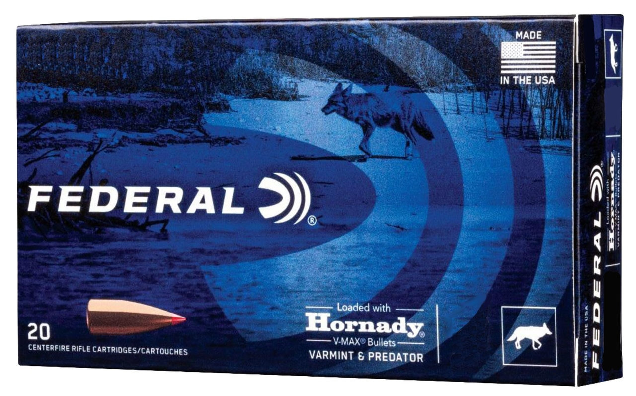 Federal Varmint & Predator Hornady V-Max Ballistic Tip Ammo