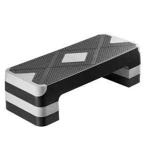 Aerobic Exercise Step Platform, 28-Inch Workout Aerobic Stepper, Height Adjustable Fitness Training E415-KSNJSTBHS271AJQ51001V0