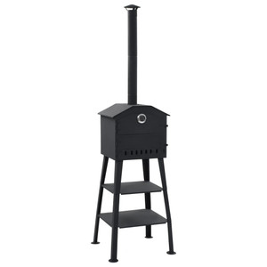  Outdoor Pizza Oven Charcoal Fired with 2 Fireclay Stones A949-40362