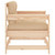  Patio Chairs with Cushions 2 pcs Solid Wood Pine A949-825562