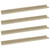  Wall Shelves 4 pcs Sonoma Oak 31.5"x3.5"x1.2 A949-326686