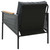 Patio Chairs with Cushions 2 pcs Black Steel A949-4009301